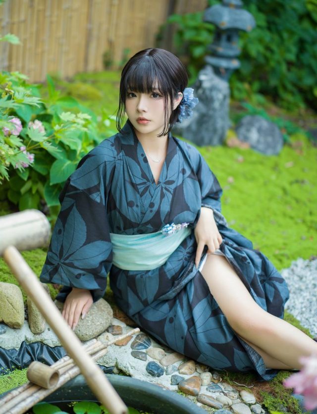 yuuhui玉汇“中庭之妻”cos：带您体验庭院的神秘邂逅(玉庭酒店电话)插图4