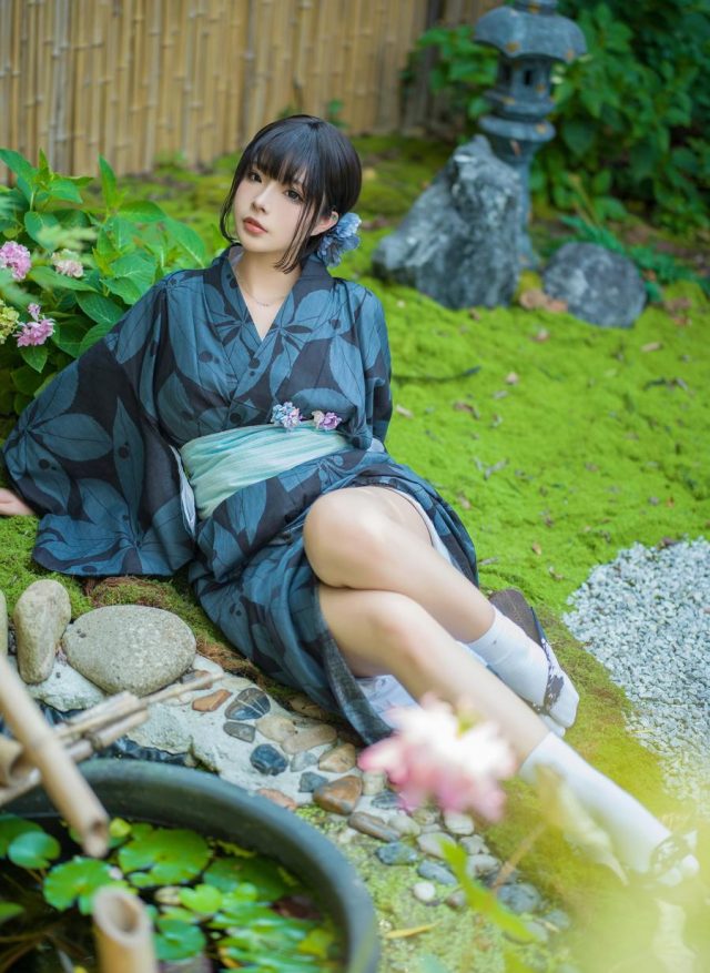 yuuhui玉汇“中庭之妻”cos：带您体验庭院的神秘邂逅(玉庭酒店电话)插图3