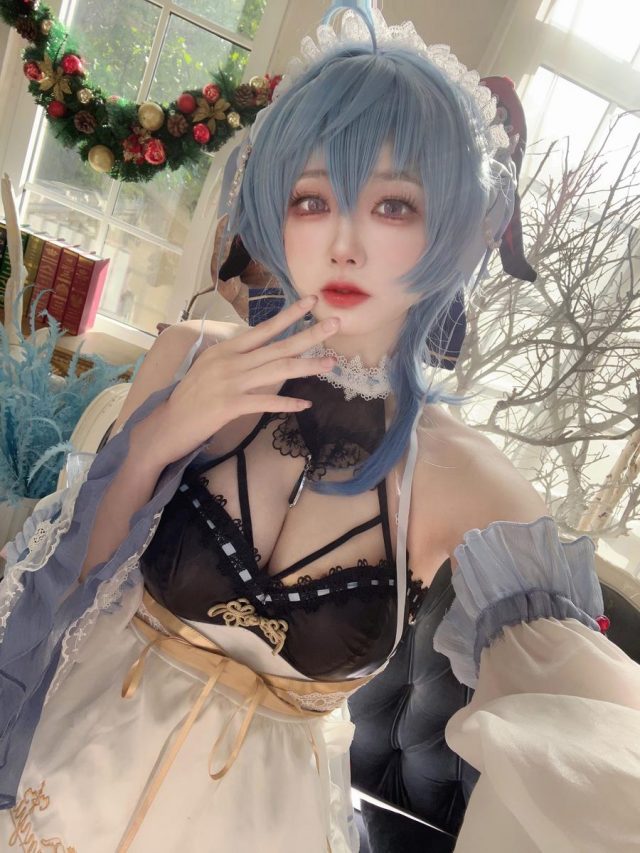 女神安食Ajiki变身不同角色，诠释COSPLAY的无限魅力！(女神安心换珠宝是真的吗)插图3