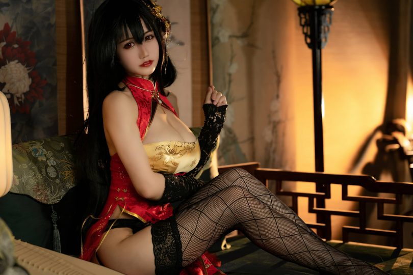 小仓千代w cos大凤 | 小仓千代w_碧蓝航线·大凤旗袍cos作品 [30P-248MB]插图