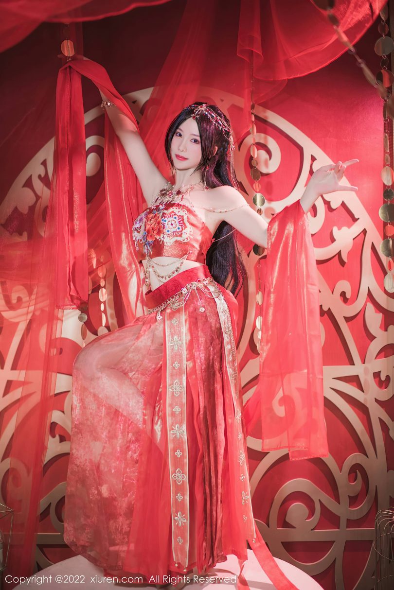 抖娘-利世cos_红裙舞姬 | 抖娘利世_情迷红色·红裙舞姬cos [64P-703MB]插图