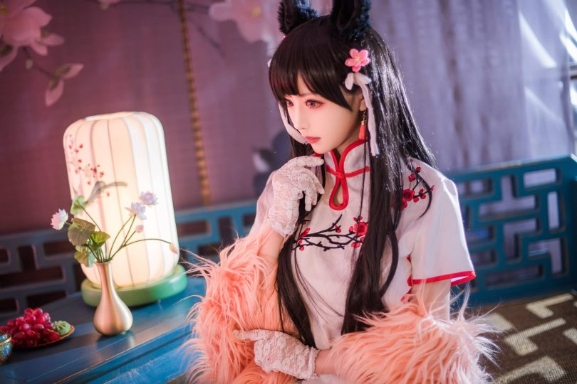 Shika小鹿鹿cos爱宕 | Shika小鹿鹿_碧蓝航线·爱宕旗袍cos作品 [30P-66MB](shika小鹿鹿吧)插图