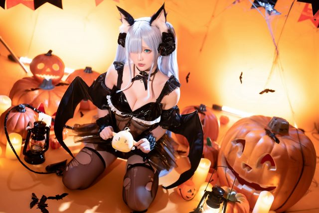 碧蓝航线·星之迟迟COS：小恶魔雅努斯的万圣节特别版(碧蓝航线星之歌)插图