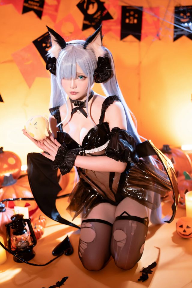 碧蓝航线·星之迟迟COS：小恶魔雅努斯的万圣节特别版(碧蓝航线星之歌)插图3