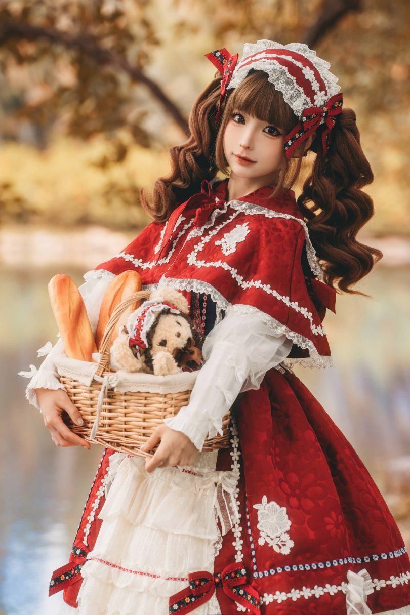 蠢沫沫小红帽COSPLAY：蠢沫沫演绎经典童话的独特魅力(蠢沫沫原名)插图5