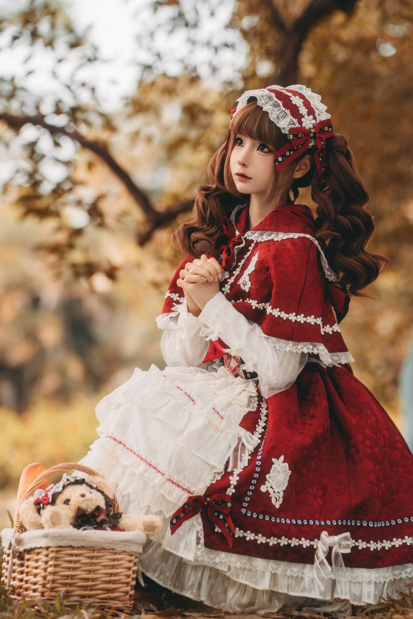 蠢沫沫小红帽COSPLAY：蠢沫沫演绎经典童话的独特魅力(蠢沫沫原名)插图3