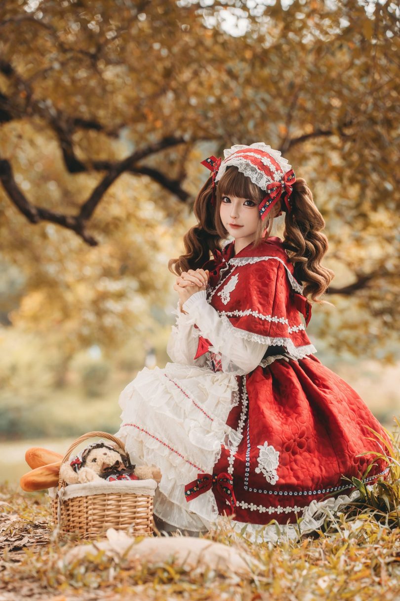 蠢沫沫小红帽COSPLAY：蠢沫沫演绎经典童话的独特魅力(蠢沫沫原名)插图2