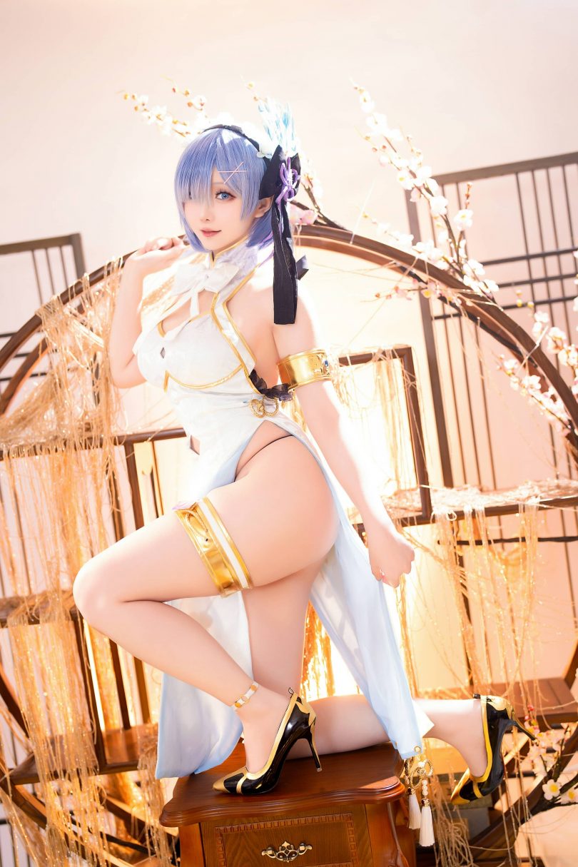 星之迟迟_Re: zero·蕾姆 旗袍cos作品 [76P-524MB] | 星之迟迟cos蕾姆(星之迟迟多大了)插图