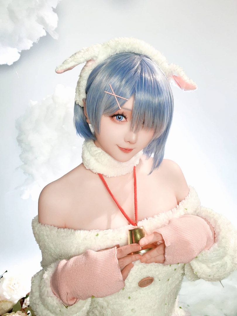 星之迟迟·蕾姆COS：带你体验圣诞绵羊的甜美和温暖(星之迟迟吧)插图4