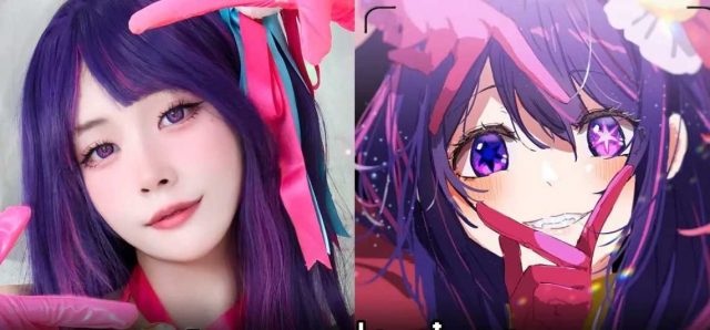 泰国coser AumAum化身星野爱，性感比基尼中的青春激情