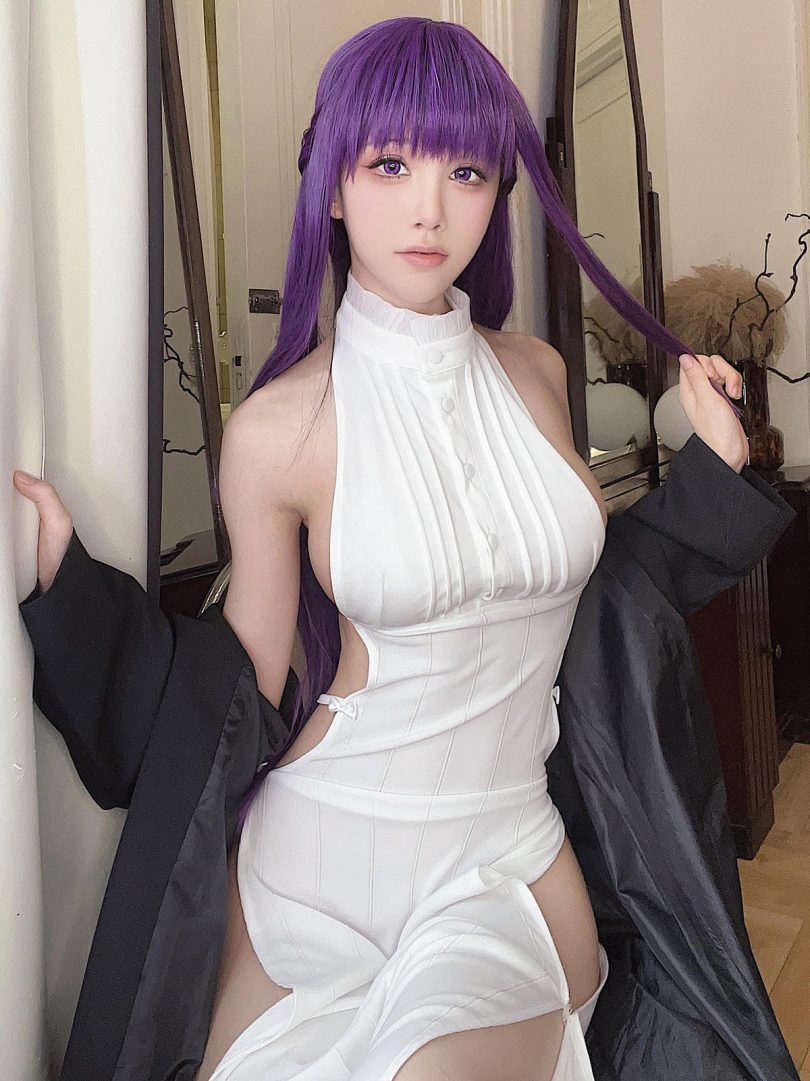 葬送的芙莉莲COSPLAY:水淼aqua完美演绎菲伦的性感魅力 葬送的芙莉莲COSPLAY:水淼aqua完美演绎菲伦的性感魅力
