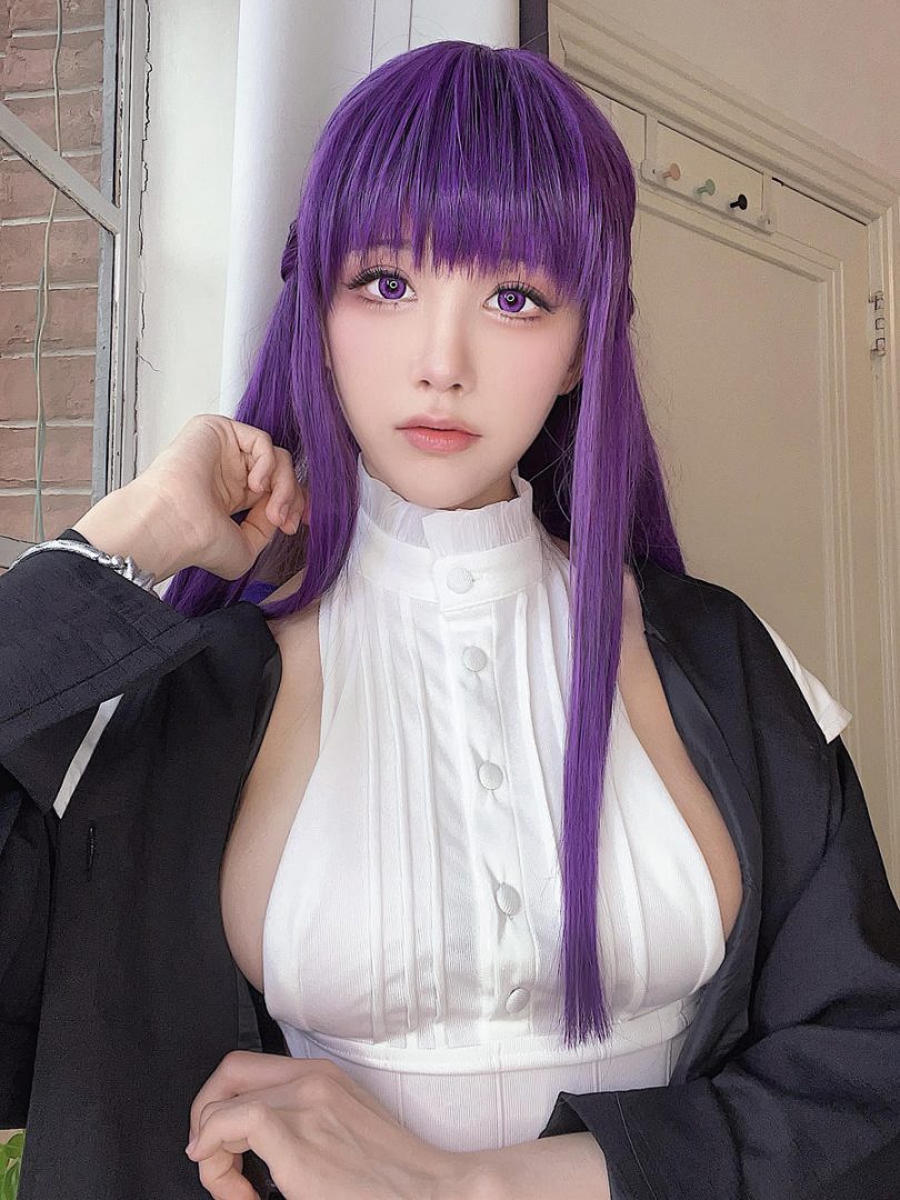 葬送的芙莉莲COSPLAY:水淼aqua完美演绎菲伦的性感魅力 葬送的芙莉莲COSPLAY:水淼aqua完美演绎菲伦的性感魅力