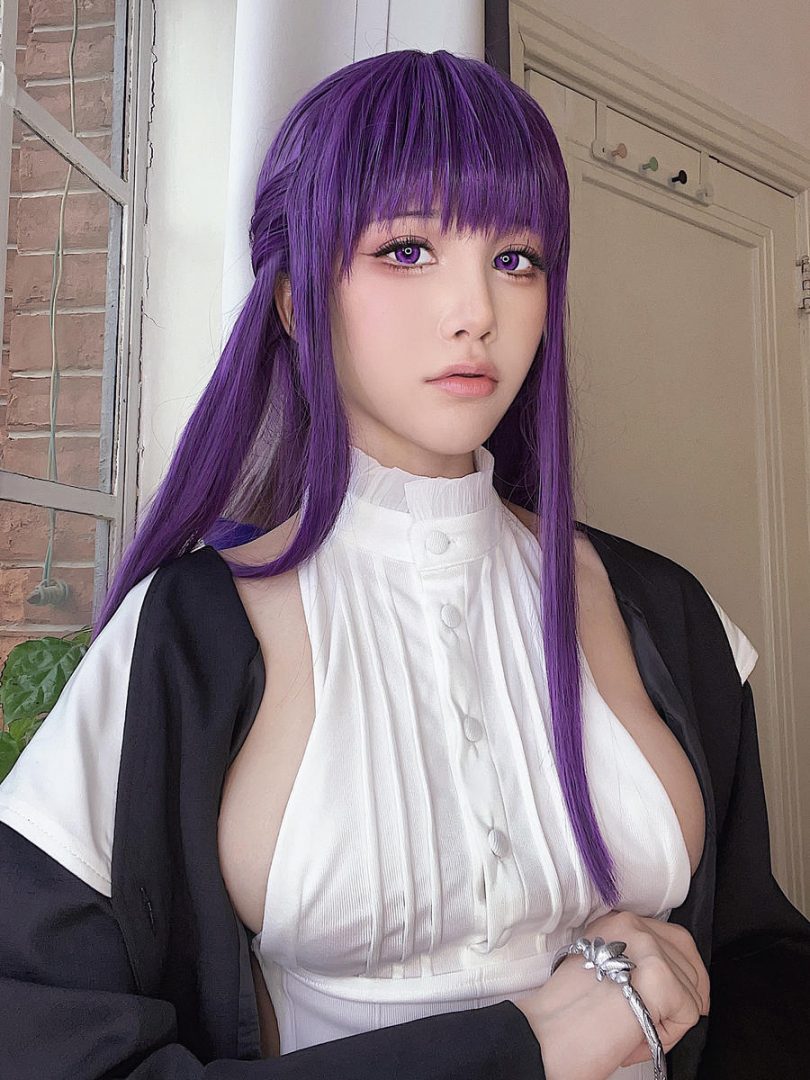 葬送的芙莉莲COSPLAY:水淼aqua完美演绎菲伦的性感魅力 葬送的芙莉莲COSPLAY:水淼aqua完美演绎菲伦的性感魅力