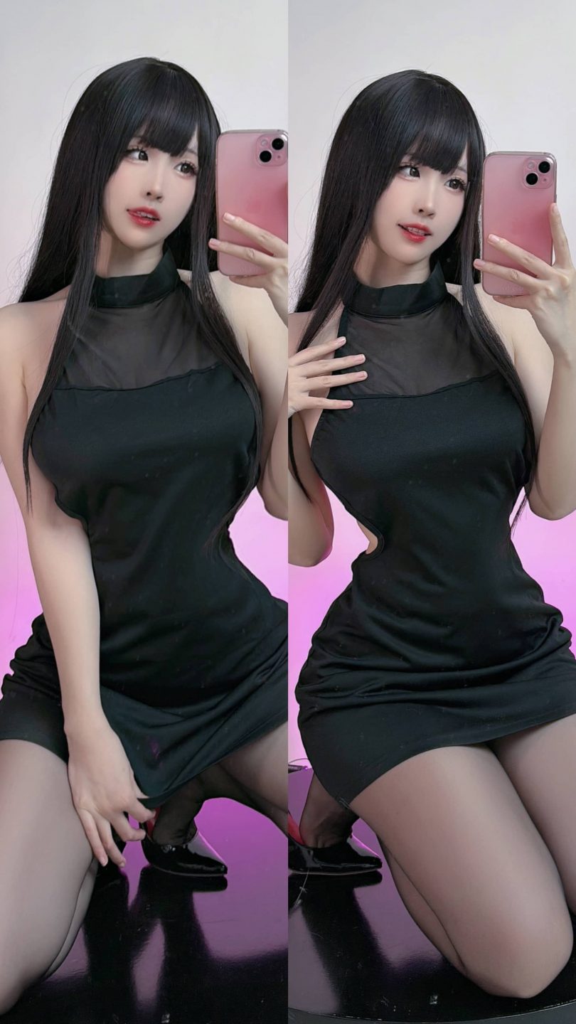 miko酱ww cos_自拍 | miko酱ww_包臀裙+黑色丝袜cos [12P-81MB]