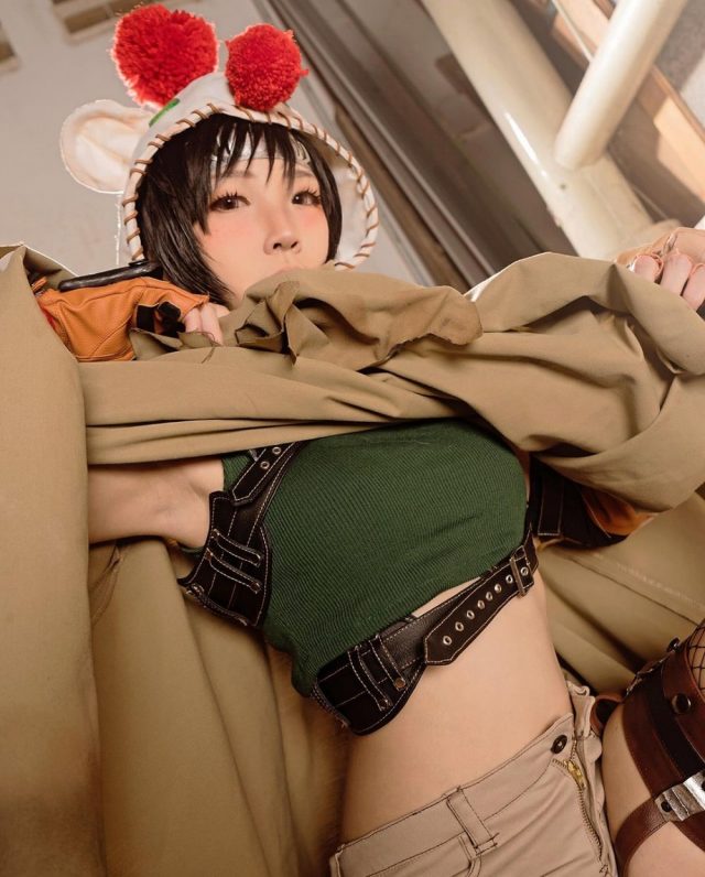 忍者少女COSPLAY:Nekonoikatsu饰演《最终幻想VII》尤菲·如月 忍者少女COSPLAY:Nekonoikatsu饰演《最终幻想VII》尤菲·如月