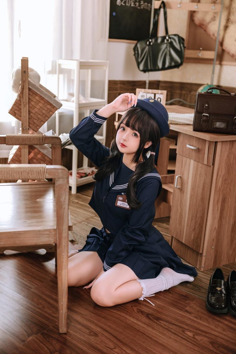 椎名莜(日奈娇)_JK系列·补习班cos [135P-2.23GB] | 日奈娇cos JK