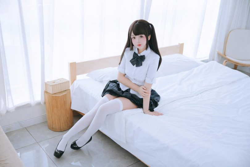 日奈娇cos学姐 | 椎名莜(日奈娇)_JK系列·学姐cos作品 [150P-2.30GB]