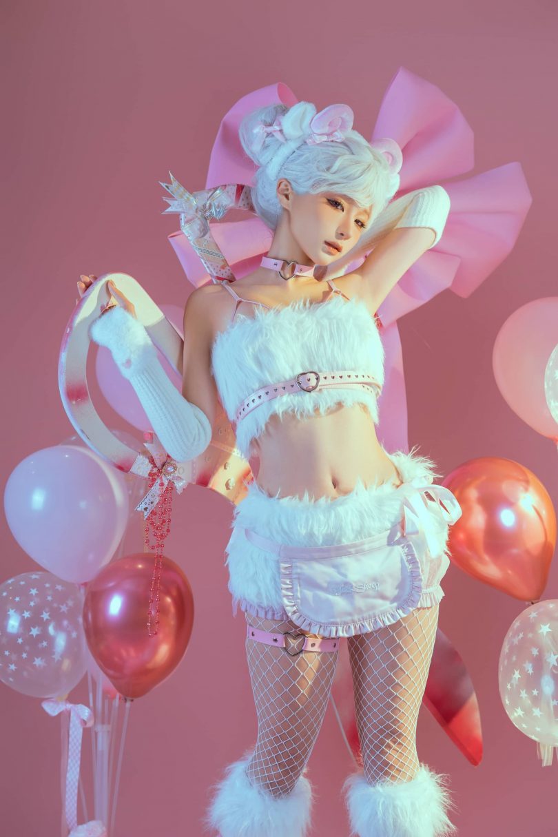 蠢沫沫cos羊羊羊 | 蠢沫沫_羊羊羊·粉红色小熊cos作品 [42P-239MB]