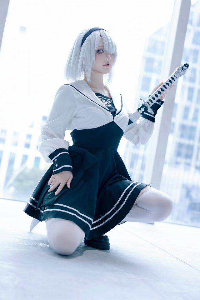 屿鱼Yukako尼尔机械纪元COS:演绎冷酷与柔美并存的2B 屿鱼Yukako尼尔机械纪元COS:演绎冷酷与柔美并存的2B