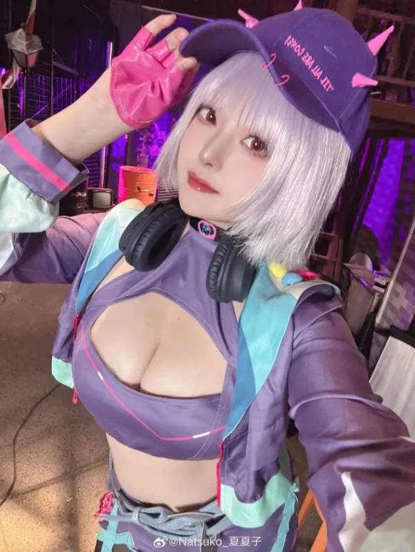 Natsuko_夏夏子新条茜COS：演绎腹黑女神的性感与可爱