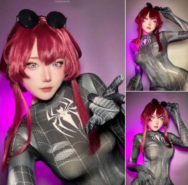 当蜘蛛侠遇上卡芙卡:泰国AnongNoon的创意cosplay震撼登场 当蜘蛛侠遇上卡芙卡:泰国AnongNoon的创意cosplay震撼登场