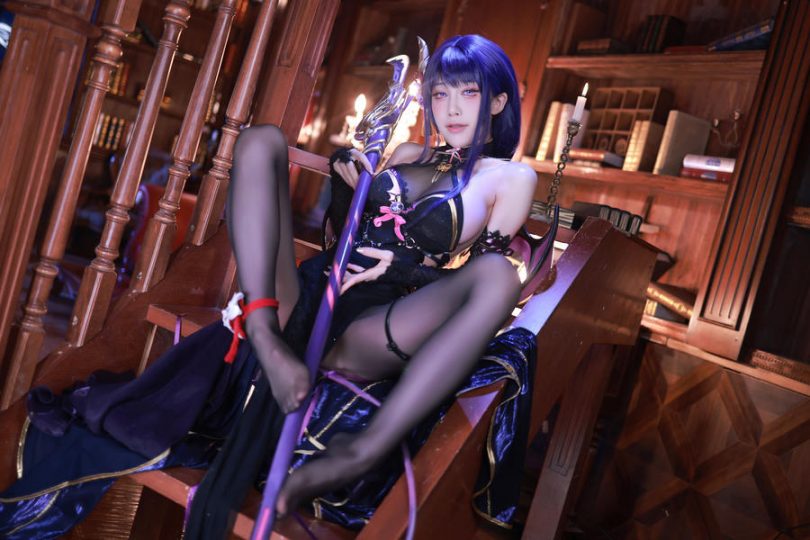 水淼aquaCOS巴尔泽布|水淼aqua_原神·稻妻巴尔泽布cos[129P-198MB]