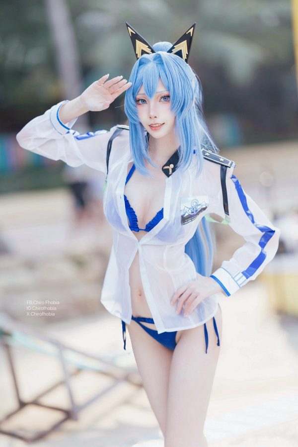 胜利女神海伦COS：Chiro Fhobia比基尼妮姬的性感与可爱