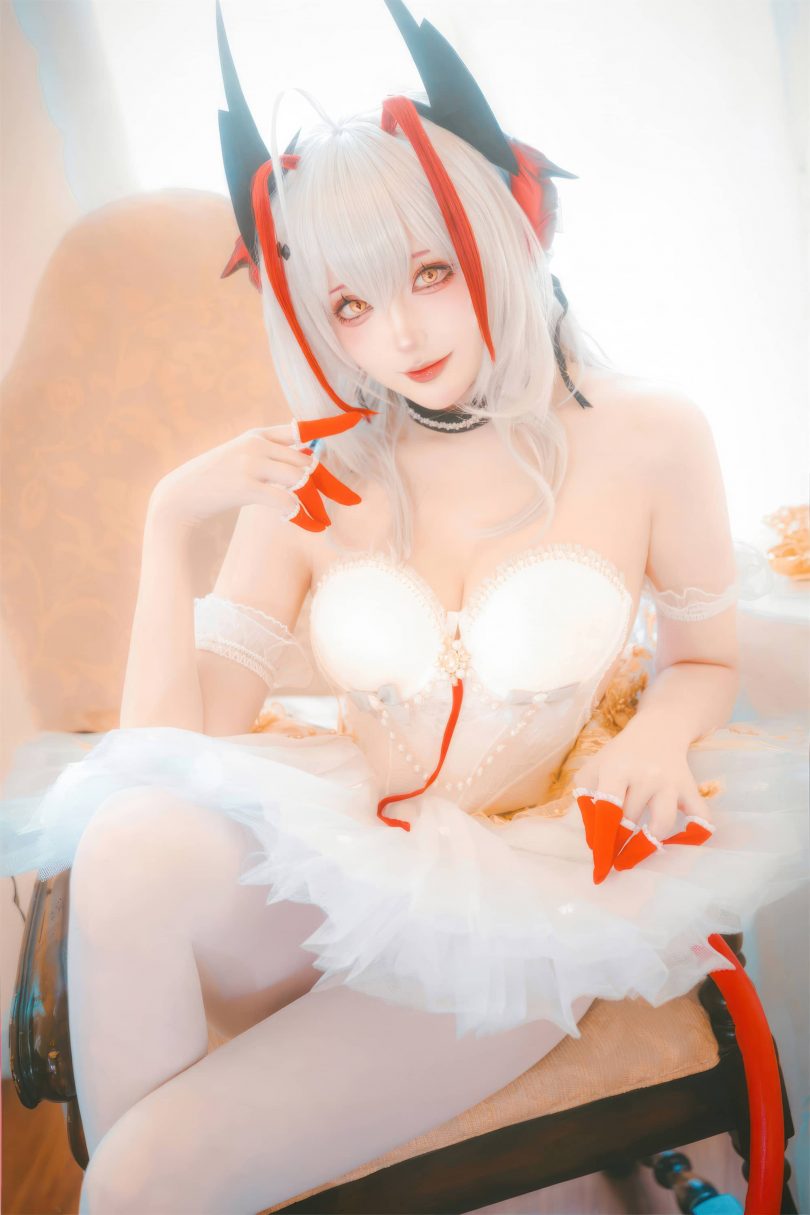 瓜希酱cos维什戴尔|瓜希酱_明日方舟·w芭蕾cos作品 [15P-25MB]