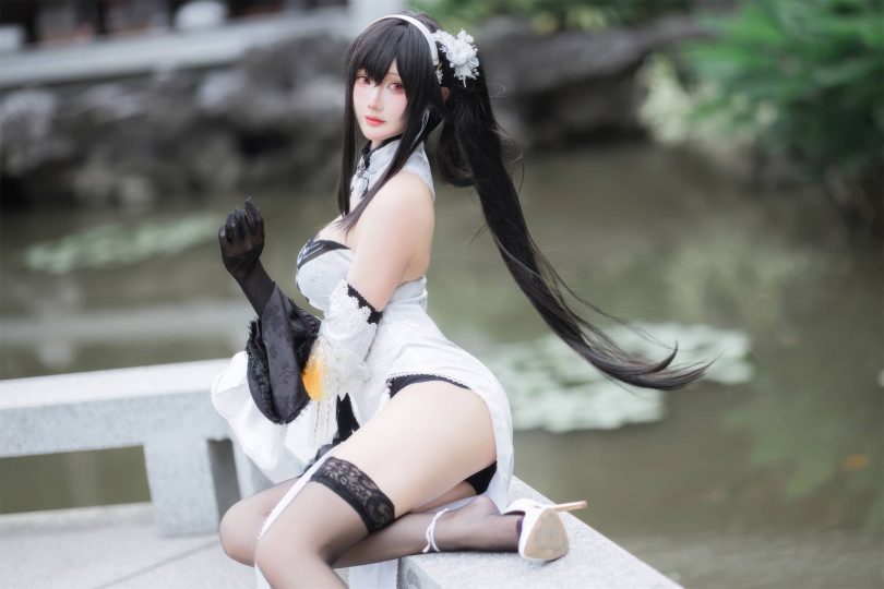 瓜希酱cos镇海|瓜希酱_碧蓝航线·镇海旗袍cos作品[15P-30MB]