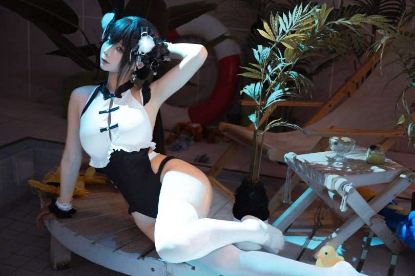 蠢沫沫cos熊猫娘|蠢沫沫_熊猫娘·女仆比基尼cos作品[105P-1.46GB]