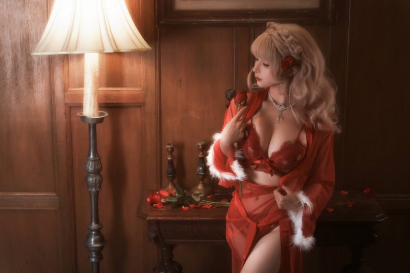 线下班蠢沫沫cos|蠢沫沫_线下班·黑红纱裙cos作品[39P-1.41GB]