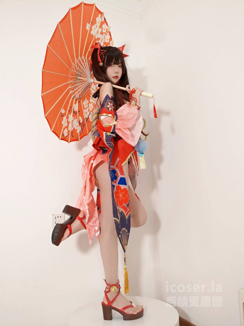 迷之呆梨cos花火|迷之呆梨_崩坏星穹铁道·花火cos作品[66P3V-562MB]