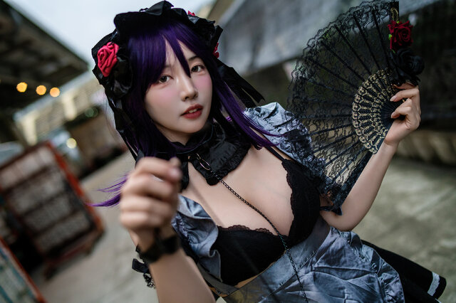 韩国Momorina黑江雫版喜多川海梦cos引爆FF-44摄影狂潮 韩国Momorina黑江雫版喜多川海梦cos引爆FF-44摄影狂潮