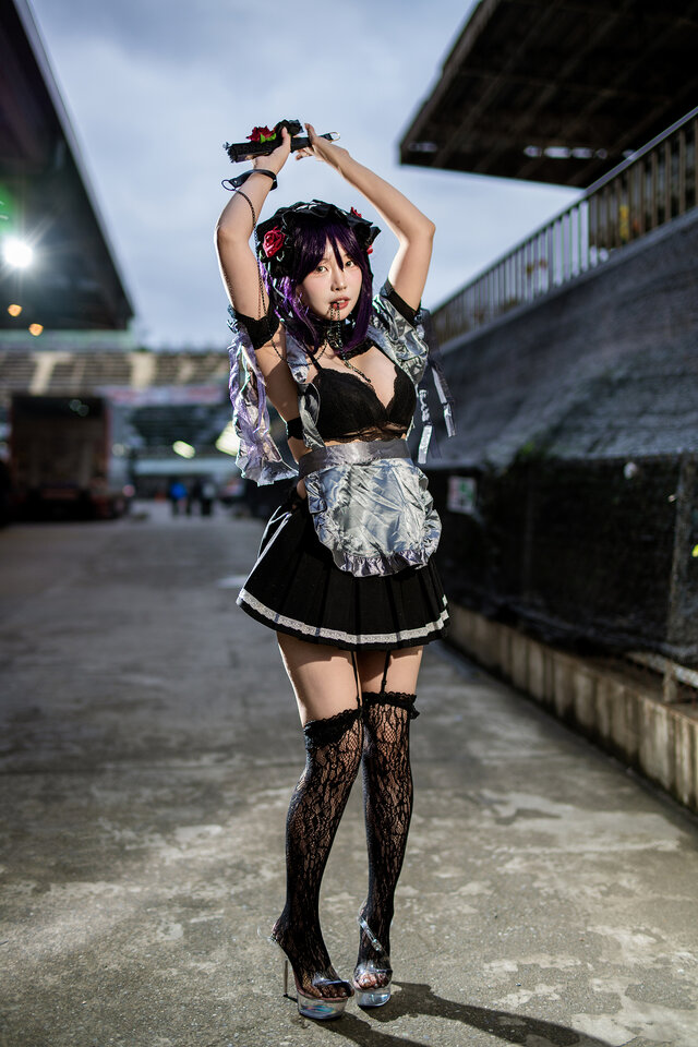 韩国Momorina黑江雫版喜多川海梦cos引爆FF-44摄影狂潮 韩国Momorina黑江雫版喜多川海梦cos引爆FF-44摄影狂潮