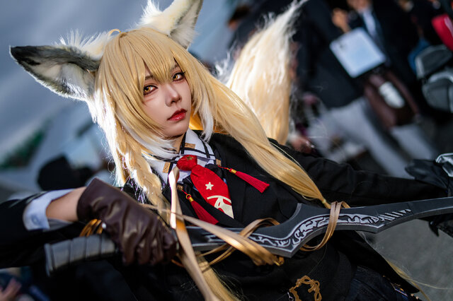 狐狸刺客降临FF44!Momi Shimohi版忍冬cos引爆二次元圈 狐狸刺客降临FF44!Momi Shimohi版忍冬cos引爆二次元圈