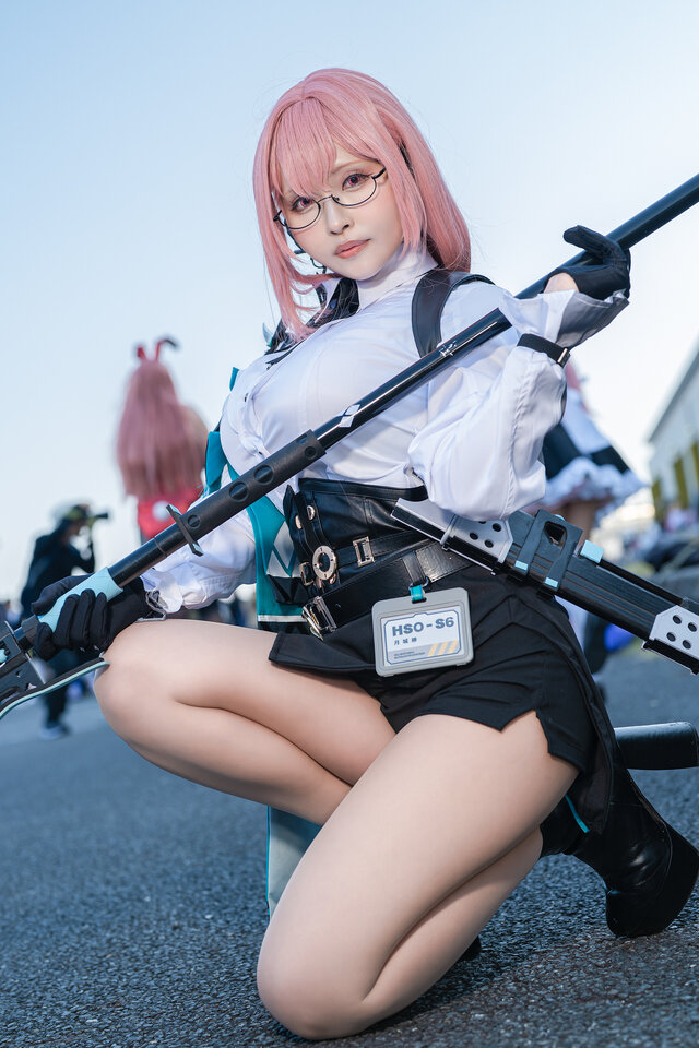 天音ありぃ月城柳COS:知性与美貌双杀AnimeJapan 2025! 天音ありぃ月城柳COS:知性与美貌双杀AnimeJapan 2025!