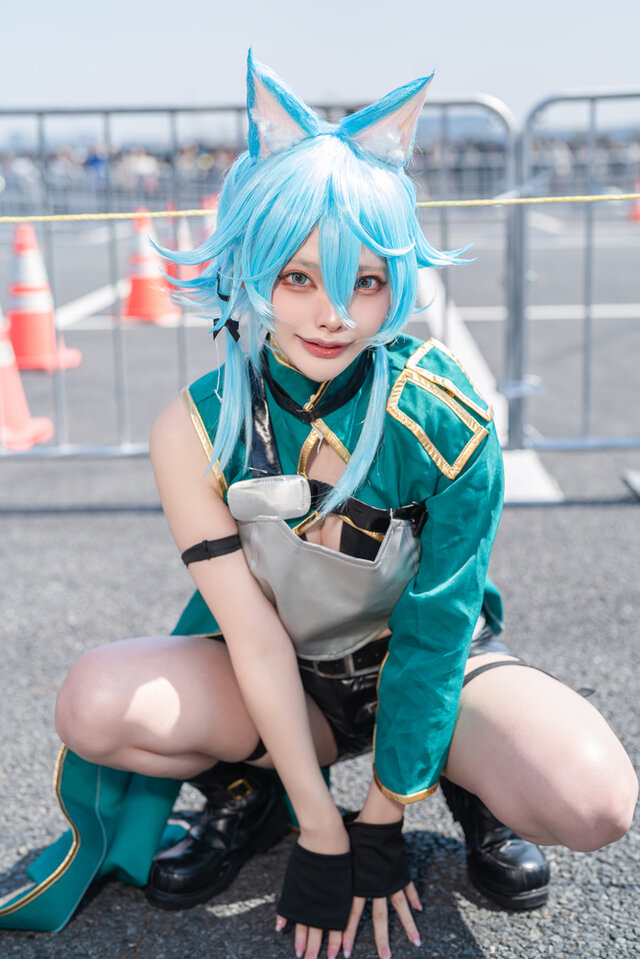 水羽えと猫耳朝田诗乃COS:AnimeJapan2025掀起二次元狂潮 水羽えと猫耳朝田诗乃COS:AnimeJapan2025掀起二次元狂潮