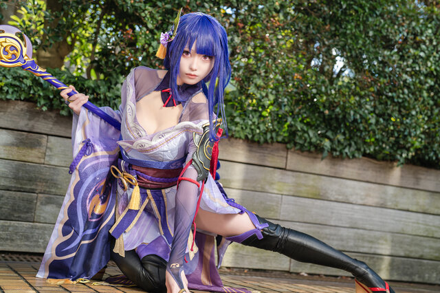 Coser BANちゃん完美演绎原神·雷电将军，惊艳池袋阳光城