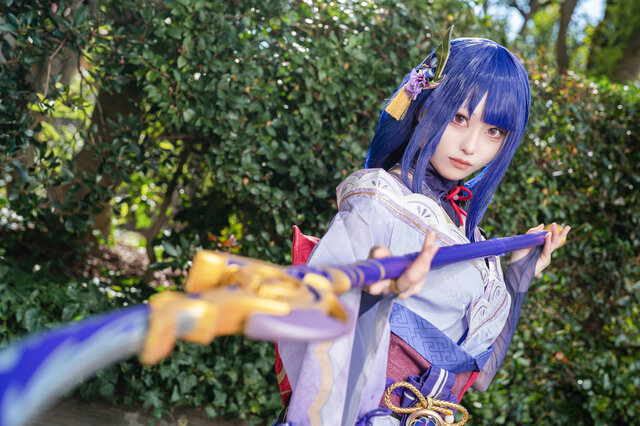 Coser BANちゃん完美演绎原神·雷电将军，惊艳池袋阳光城