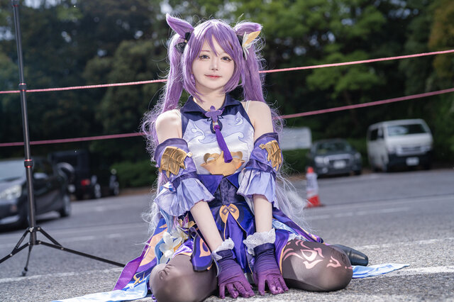 白月あん刻晴cos惊艳NICONICO2025，完美还原雷之玉衡魅力