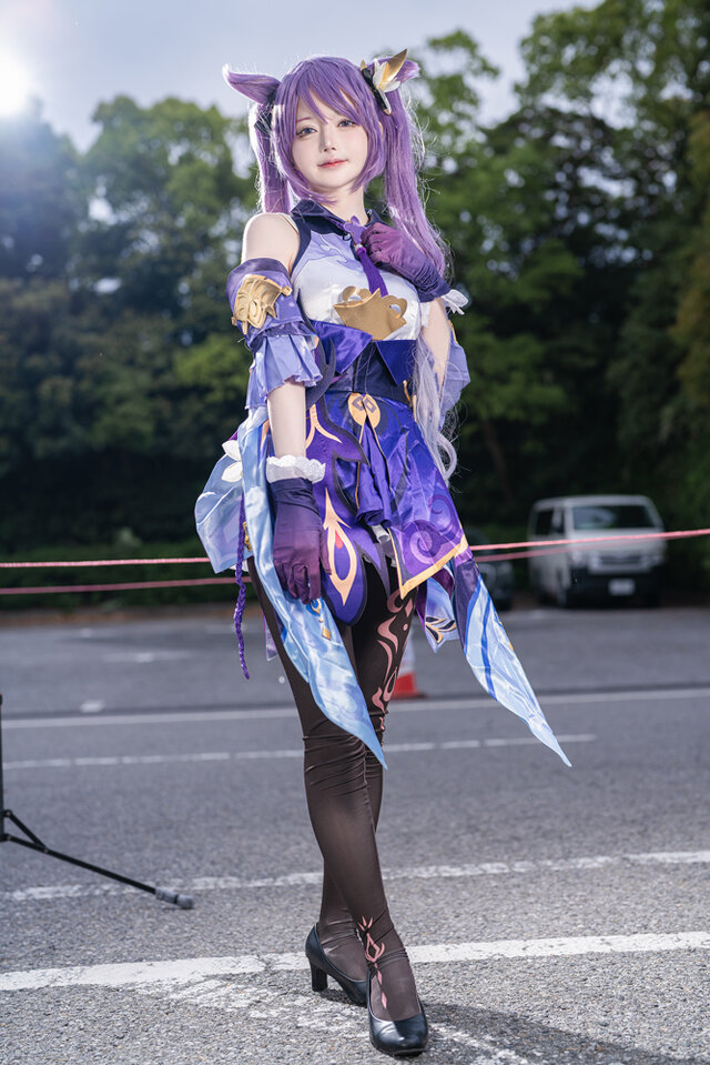 白月あん刻晴cos惊艳NICONICO2025，完美还原雷之玉衡魅力