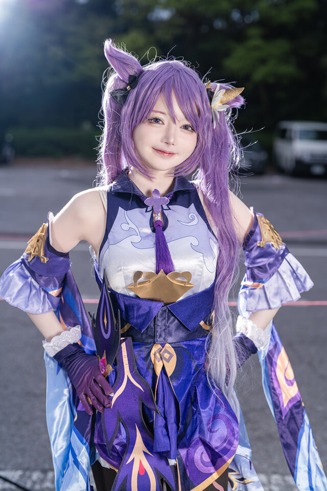 白月あん刻晴cos惊艳NICONICO2025，完美还原雷之玉衡魅力