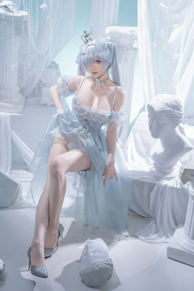 星之迟迟cos灰姑娘|星之迟迟_胜利女神·灰姑娘cos作品[37P-169MB]