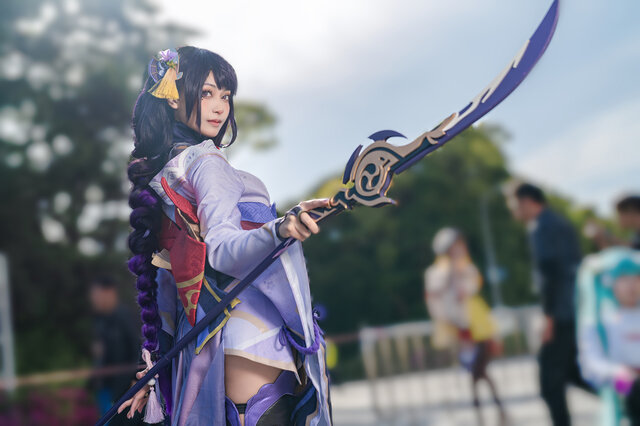 从稻妻城到幕张:KAPI原神雷电将军cos惊艳NICONICO2025 从稻妻城到幕张:KAPI原神雷电将军cos惊艳NICONICO2025
