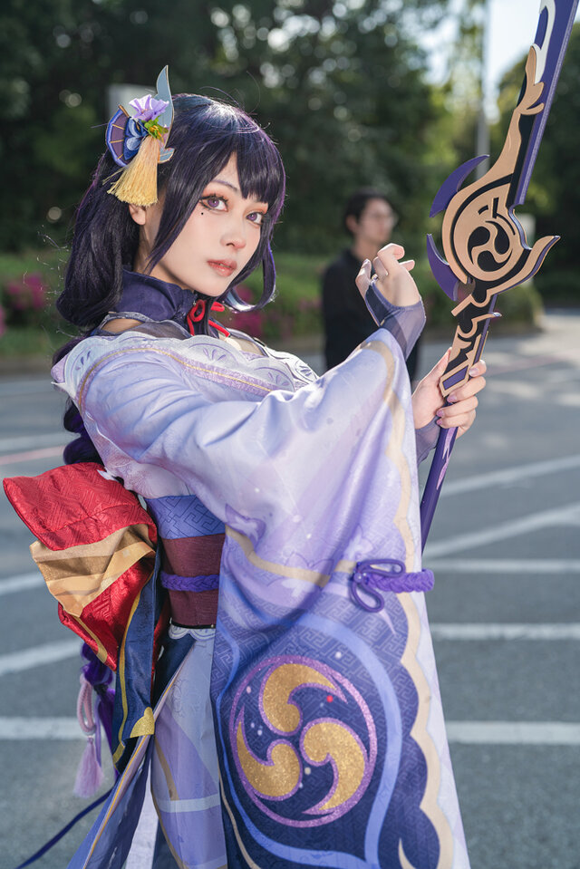 从稻妻城到幕张:KAPI原神雷电将军cos惊艳NICONICO2025 从稻妻城到幕张:KAPI原神雷电将军cos惊艳NICONICO2025
