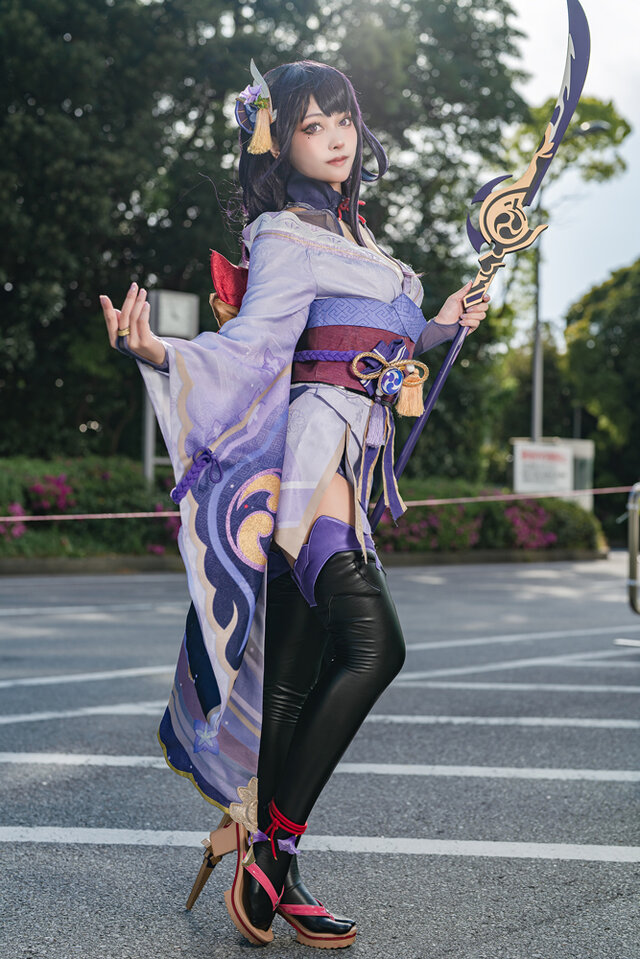 从稻妻城到幕张:KAPI原神雷电将军cos惊艳NICONICO2025 从稻妻城到幕张:KAPI原神雷电将军cos惊艳NICONICO2025