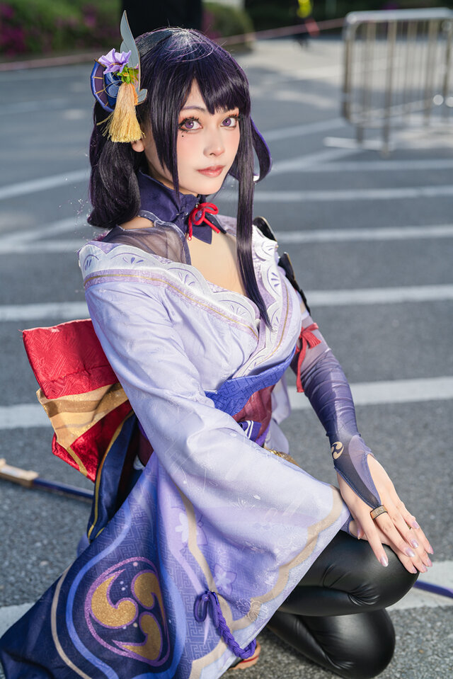 从稻妻城到幕张:KAPI原神雷电将军cos惊艳NICONICO2025 从稻妻城到幕张:KAPI原神雷电将军cos惊艳NICONICO2025