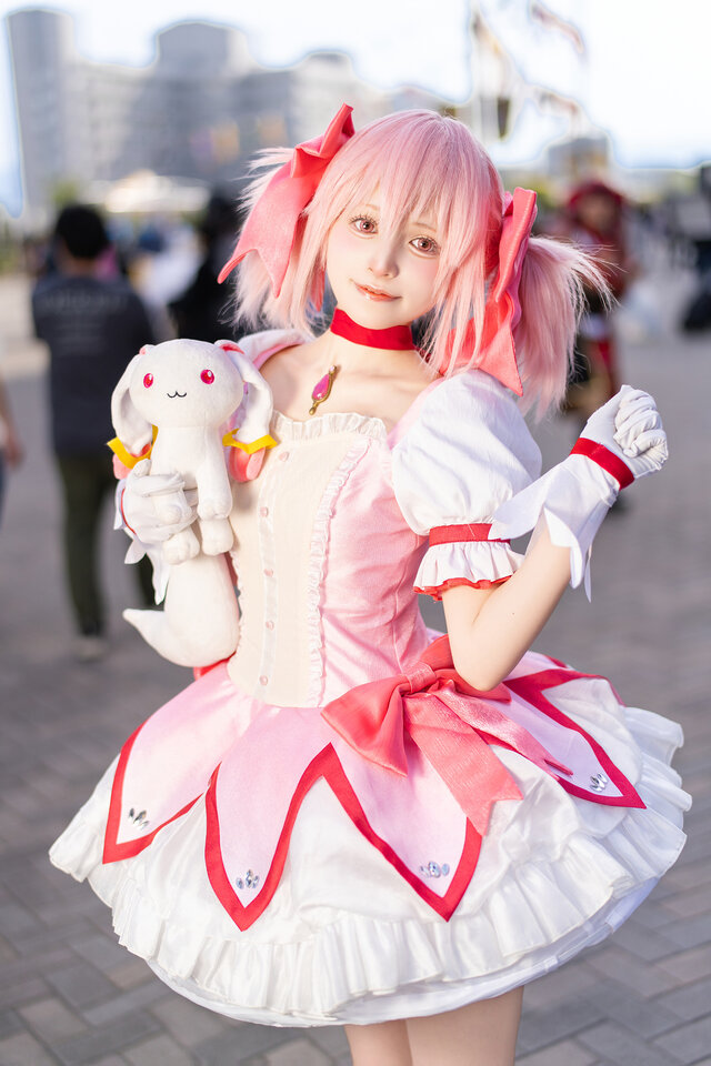 Nyangorou魔法少女·鹿目圆COS：梦幻演绎温柔与坚韧之美