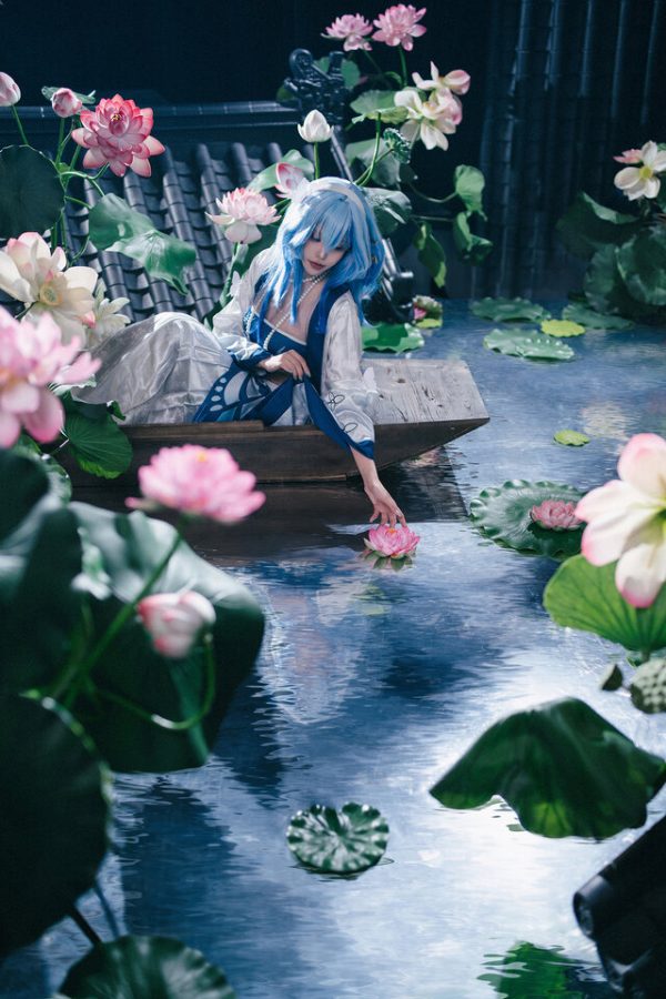 冥咲教科书级的鸣潮·守岸人COS，仙气破屏完美再现角色神韵