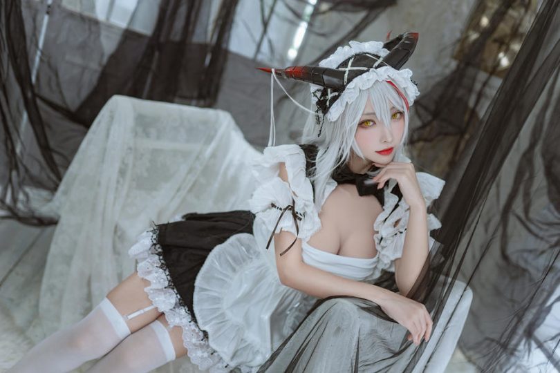 宮本桜cos埃吉尔|宮本桜_碧蓝航线·埃吉尔女仆cos作品 [29P-325MB]